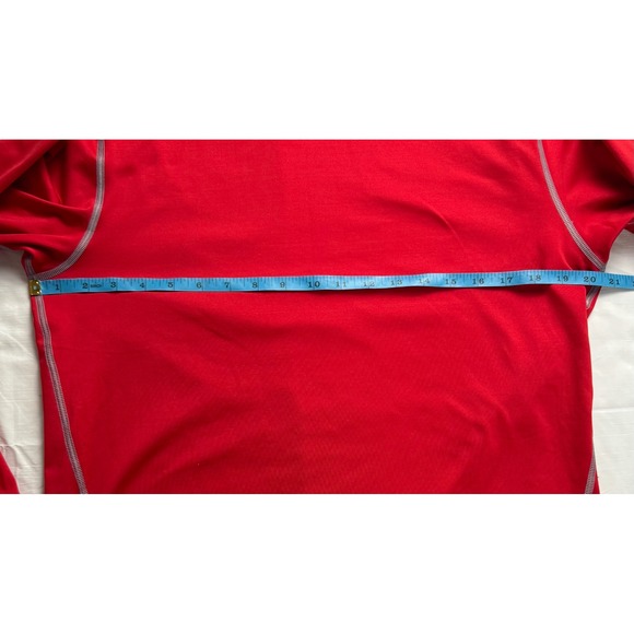 Under Armour ColdGear Mens Large Red Mock Neck Fitted Base Layer Shirt L - Picture 8 of 12